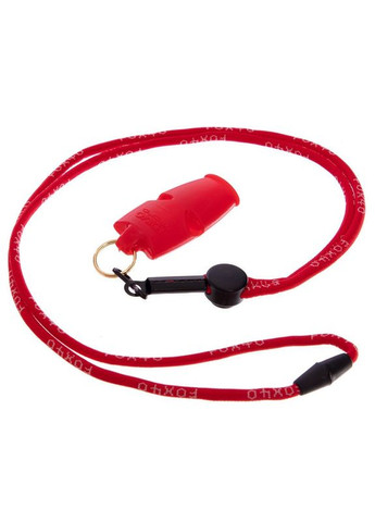 Свисток суддівський пластиковий (110dB, на шнурі, Червоний) () (FOX40-MICRO_Червоний) Fox 40 (361436341)