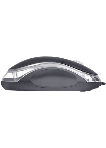 Дротова мишка для ноутбука GM105, чорна, USB, маленька, з червоною підсвіткою Gemix (340112210)