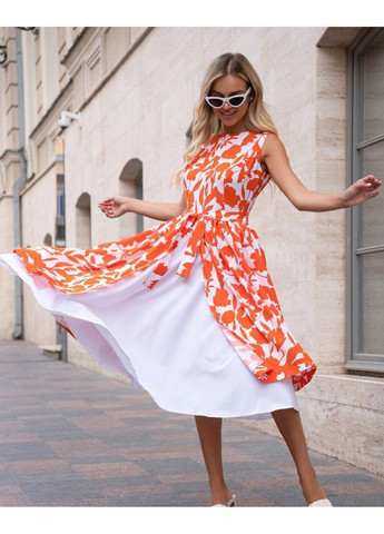 Помаранчева повсякденний сукні 14754 оранжевий ISSA PLUS