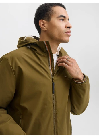 Оливкова (хакі) куртка демісезон,хакі,jack&jones Jack & Jones