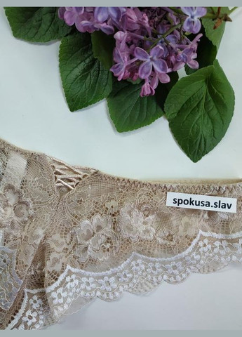 Супер трусики бразиліани чорного кольру з мережива 3254 лейлів Leilieve (324833327)