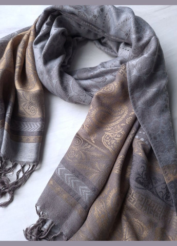 Шарф-палантин женский в цветочный принт с кистями весна-осень 176х70см No Brand (325701321)