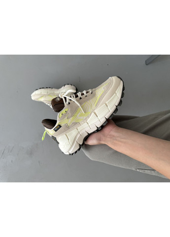КРОССОВКИ ЖЕНСКИЕ REEBOK ZIG KINETCA 2.5 EDGE BEIGE РИБОК ЗИГ КИНЕТИКА No Brand бежевые демисезоны (367171387)