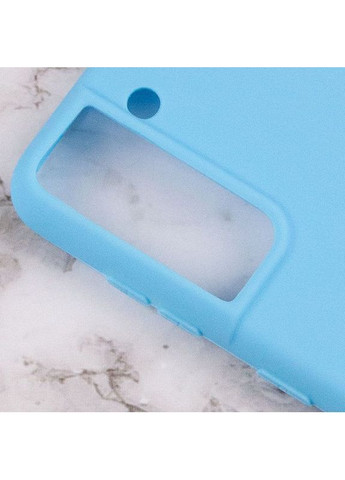 Силіконовий чохол Candy для Samsung Galaxy S21+ Голубий Epik (372499667)