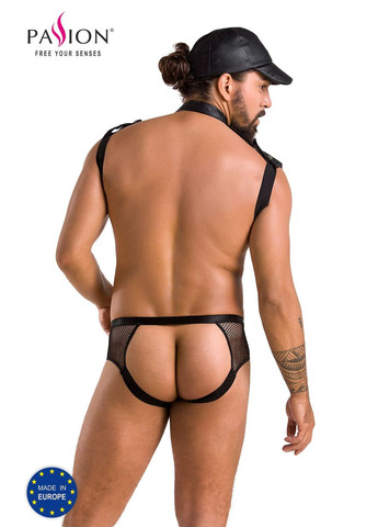 Комплект еротичної чоловічої білизни John XXL/XXXL боді, кепка Passion (297394210)