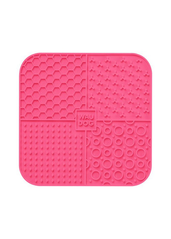 Килимок для злизування WAUDOG Silicone, 190х190х10 мм, рожевий No Brand (363197345)