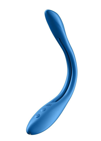 Універсальний гнучкий вібратор для пар Elastic Game Dark Blue Satisfyer (371388981)