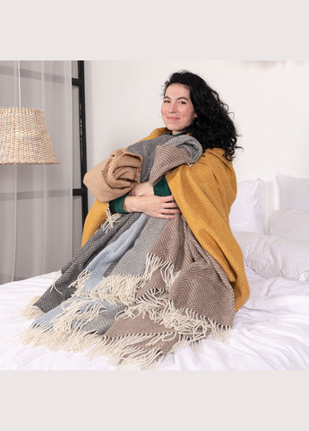 Плед Мериносовый Ромб розовый (A-023485) Love You (324834751)