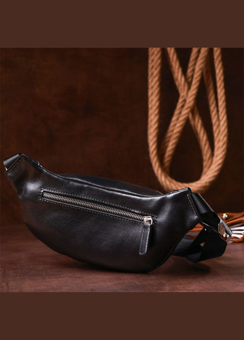 Поясна сумка 11140 Чорна Grande Pelle (299315805)