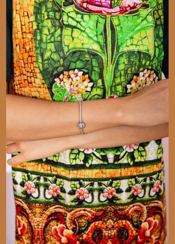 Зеленое повседневный женское платье свободного кроя с принтом короткое летнее зеленое (sku_167r072) No Brand с рисунком