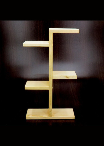 Подставка для цветов из дерева Валенсия ваниль (ЦВП-000302) No Brand (328224616)