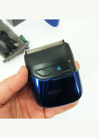 Електробритва V-364 BLUE шейвер VGR (364664343)