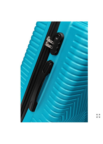 Чемодан Турция Большой (L) ABS пластик На 4-х двойных колесах 120Л ПК010-L Бирюза Polo (365309784)