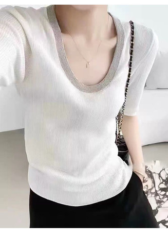 Жіноча літня футболка з коротким рукавом Чорний Number Nine - (363261705)