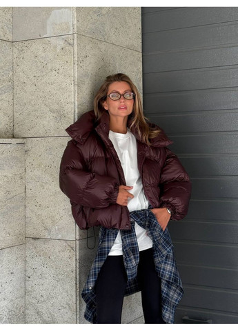 Бордовий зимній Пуховик milirud