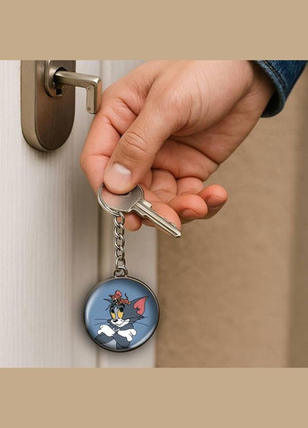 Набор подвеска (кулон) и брелок Том и джери #05 (подарочный набор) No Brand (332633853)