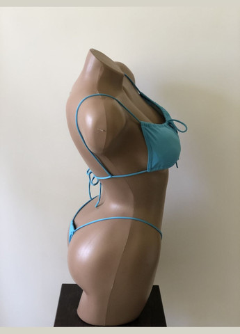 Блакитний демісезонний жіночий роздільний купальник (арт.6054) No Brand