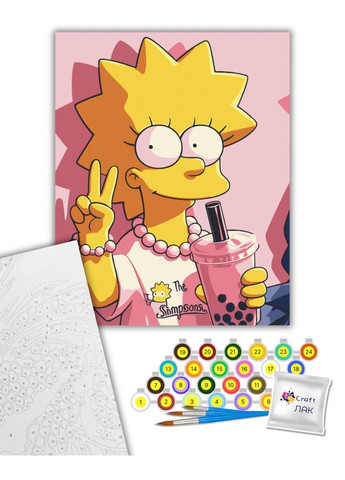 Картина по номерам "Леса Симпсон" 16126-AC Art Craft (337580041)