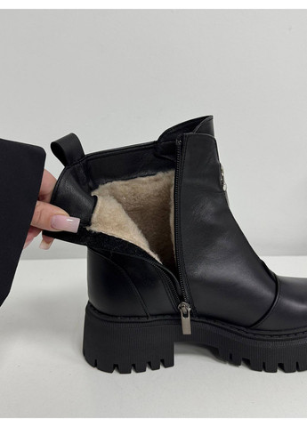 Зимние стильные женские ботинки No Brand с молнией