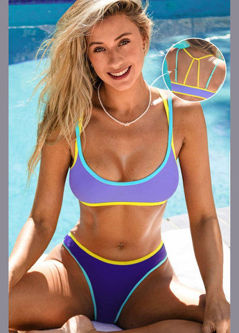 Комбинированный летний купальник CUPSHE