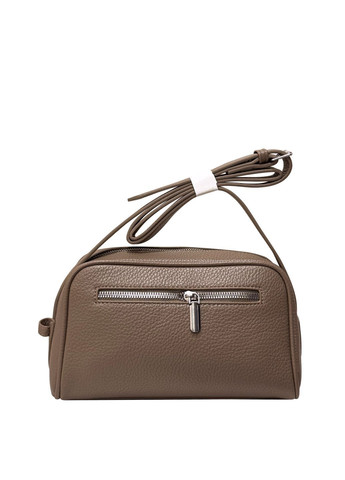 Мінімалістична сумка кросбаді коричневого кольору No Brand (369157838)