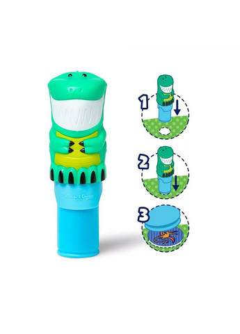 Набір з блокноту та штампу з наліпками Sticker WOW Динозавр (SM93205/6074899) Melissa & Doug (362538537)