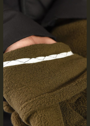 Перчатки мужские флисовые цвета хаки Let's Shop (307791429)