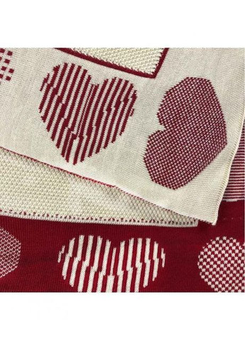 Плед в'язаний Серця Різнокольоровий 130х170 см (1262) Прованс (362135130)