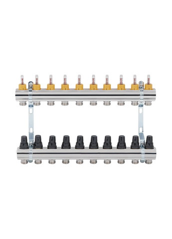 Коллектор с расходомерами Forte 1" 10 выходов SD Forte SF001W10 (341326325)
