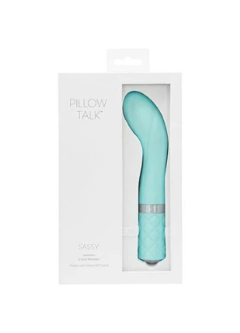 Вібратор Sassy Teal, 19,8 см (блакитний) Pillow Talk (374631191)