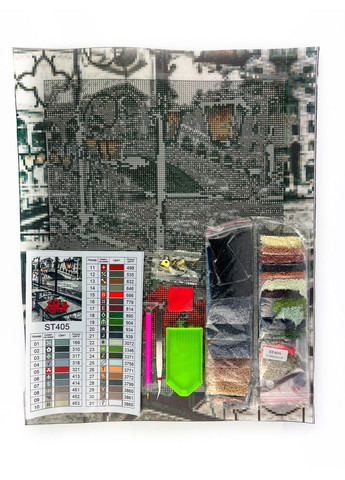 Набор алмазной мозаики 30х40см Розы на столе ST405 ColorArt (299772384)