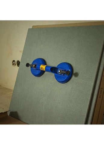 Присоска для плитки, стекла двойная пластиковый корпус до 80 кг (8222221) Sigma (360881329)