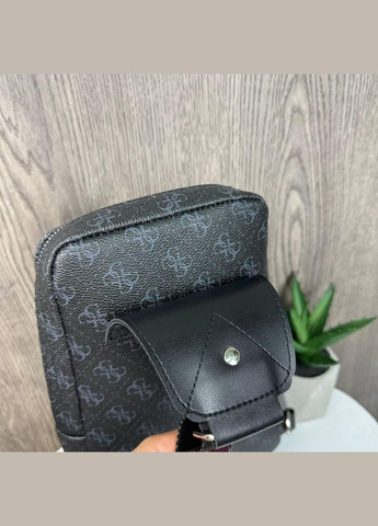 Мужская сумка бананка мессенджер черный No Brand (314454967)