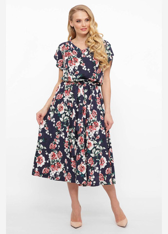 Темно-синее откровенный летнее платье дэнс темно-синее 58 Tatiana