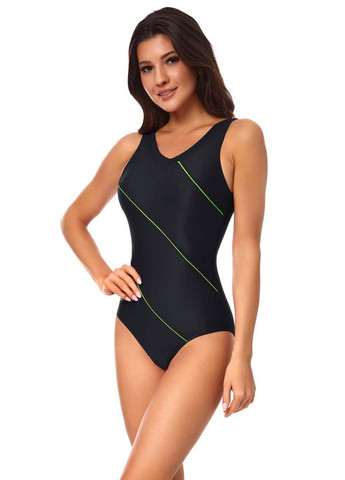 Темно-синій демісезонний жіночий купальник sophie темно-синій Aqua Speed