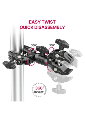 Шарнирное крепление Double Super Clamp (UV-2870 ) (2870) Ulanzi R096 (372840811)