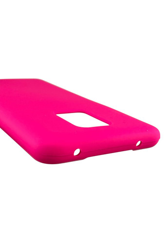 Чохол для Redmi Note 9 Pro силіконовий з мікрофіброю нековзний на сяомі редмі нот 9 про малиновий Xiaomi (366388881)