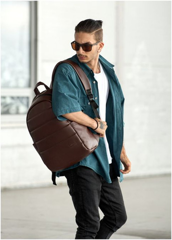 Мужской рюкзак с отделением под ноутбук Шоколадный (4070281346) Sambag (360965646)