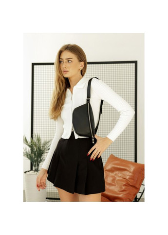 Женская сумка на пояс бананка Polo black Sambag (322870548)