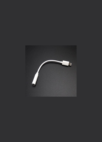 Аудіоадаптер iPhone 7 8 Lightning to 3.5 mm AUX оригінал Apple (279827058)
