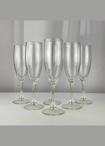 Набір келихів для шампанського Flute 4073/А 180 мл 6 шт Champ (336878236)