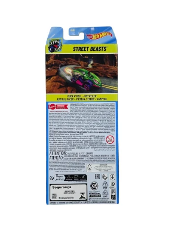 Street Beasts Набор из 5 машинок Хот Вилс Уличные чудовища Hot Wheels (386144954)