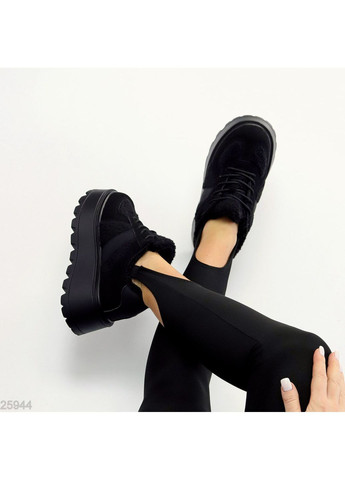 Зимові кросівки No Brand чорні зими (369680435)