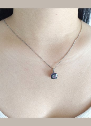 Подвеска серебряная с мистик топазом П4500-мт Shatlen Підвіска (341319940)