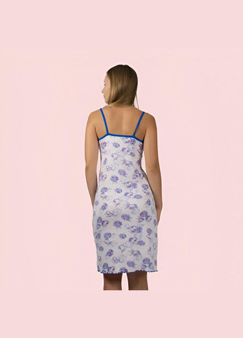 Бузковий літній жіноча нічна сорочка - 6201 s/m сарафан Lady Lingerie
