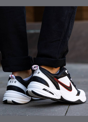 Черно-белые демисезонные кроссовки мужские No Brand