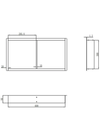 Полка для ванной Niche-0103 Black (MI6682) Mixxus (393574862)