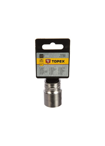 Накидна головка (1/2", 21 мм) 6-гранна (22012) Topex (306552327)