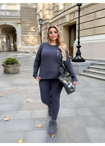 Женский теплый флисовый термокостюм термокомплект термобелье 2хл 3хл 4хл хл Україна (366868989)