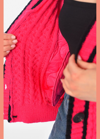 Малиновый зимний кофта женская малинового цвета пуловер Let's Shop